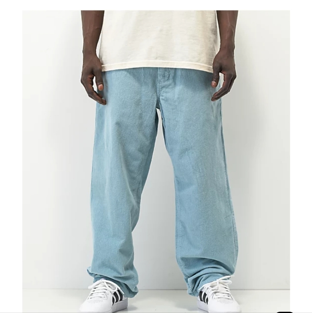 Empyre Pastel Blue Corduroy Pants
